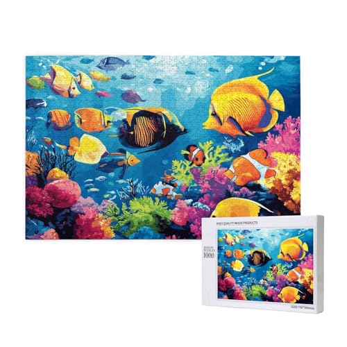 Puzzle Tier,Puzzle 6000 Teile Fisch Holzpuzzle Erwachsene mit Geschenkbox und Poster,Schwieriges, Unterhaltsames, Herausforderndes, Geeignet für Anfänger ab 14 Jahren,Geschenke für Männer/Frauen M-366 Puzzle Tier,Puzzle 6000 Teile Fisch Holzpuzzle Erwachsene mit Geschenkbox und Poster,Schwieriges, Unterhaltsames, Herausforderndes, Geeignet für Anfänger ab 14 Jahren,Geschenke für Männer/Frauen M-366 von Yeogcohe