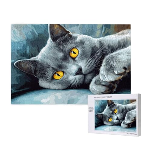 Puzzle Tier,Puzzle 6000 Teile Katze Holzpuzzle Erwachsene mit Geschenkbox und Poster,Schwieriges, Unterhaltsames, Herausforderndes, Geeignet für Anfänger ab 14 Jahren,Geschenke für Männer/Frauen M-385 Puzzle Tier,Puzzle 6000 Teile Katze Holzpuzzle Erwachsene mit Geschenkbox und Poster,Schwieriges, Unterhaltsames, Herausforderndes, Geeignet für Anfänger ab 14 Jahren,Geschenke für Männer/Frauen M-385 von Yeogcohe