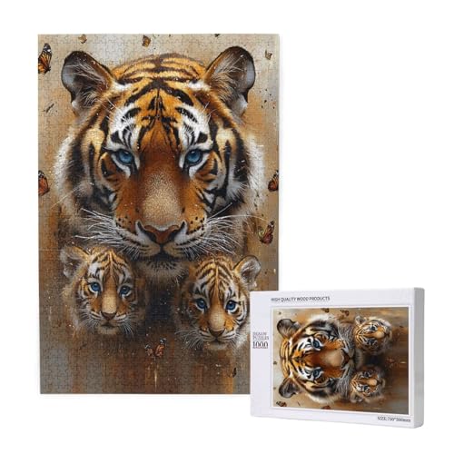 Puzzle Tiger,Puzzle 1000 Teile Tier Holzpuzzle Erwachsene mit Geschenkbox und Poster,Schwieriges,Unterhaltsames,Herausforderndes,Geeignet für Anfänger ab 14 Jahren,Geschenke für Männer/Frauen M-1553 Puzzle Tiger,Puzzle 1000 Teile Tier Holzpuzzle Erwachsene mit Geschenkbox und Poster,Schwieriges,Unterhaltsames,Herausforderndes,Geeignet für Anfänger ab 14 Jahren,Geschenke für Männer/Frauen M-1553 von Yeogcohe
