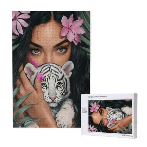 Puzzle Tiger,Puzzle 6000 Teile Frau Holzpuzzle Erwachsene mit Geschenkbox und Poster,Schwieriges,Unterhaltsames,Herausforderndes,Geeignet für Anfänger ab 14 Jahren,Geschenke für Männer/Frauen M-1176 Puzzle Tiger,Puzzle 6000 Teile Frau Holzpuzzle Erwachsene mit Geschenkbox und Poster,Schwieriges,Unterhaltsames,Herausforderndes,Geeignet für Anfänger ab 14 Jahren,Geschenke für Männer/Frauen M-1176 von Yeogcohe