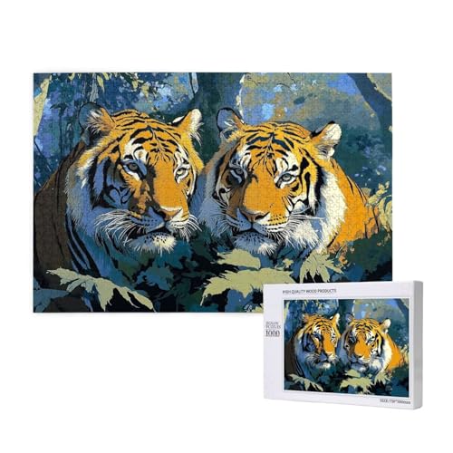 Puzzle Tiger,Puzzle 6000 Teile Tier Holzpuzzle Erwachsene mit Geschenkbox und Poster,Schwieriges, Unterhaltsames, Herausforderndes, Geeignet für Anfänger ab 14 Jahren,Geschenke für Männer/Frauen M-597 Puzzle Tiger,Puzzle 6000 Teile Tier Holzpuzzle Erwachsene mit Geschenkbox und Poster,Schwieriges, Unterhaltsames, Herausforderndes, Geeignet für Anfänger ab 14 Jahren,Geschenke für Männer/Frauen M-597 von Yeogcohe