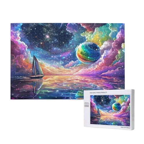 Puzzle Traum,Puzzle 6000 Teile Erde Holzpuzzle Erwachsene mit Geschenkbox und Poster,Schwieriges, Unterhaltsames, Herausforderndes, Geeignet für Anfänger ab 14 Jahren,Geschenke für Männer/Frauen M-508 von Yeogcohe