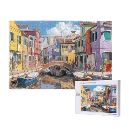 Puzzle Venedig,Puzzle 2000 Teile Landschaft Holzpuzzle Erwachsene mit Geschenkbox,Schwieriges,Unterhaltsames,Herausforderndes,Geeignet für Anfänger ab 14 Jahren,Geschenke für Männer/Frauen M-296 Puzzle Venedig,Puzzle 2000 Teile Landschaft Holzpuzzle Erwachsene mit Geschenkbox,Schwieriges,Unterhaltsames,Herausforderndes,Geeignet für Anfänger ab 14 Jahren,Geschenke für Männer/Frauen M-296 von Yeogcohe