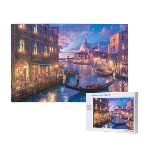 Puzzle Venedig,Puzzle 6000 Teile Landschaft Holzpuzzle Erwachsene mit Geschenkbox,Schwieriges,Unterhaltsames,Herausforderndes,Geeignet für Anfänger ab 14 Jahren,Geschenke für Männer/Frauen M-189 Puzzle Venedig,Puzzle 6000 Teile Landschaft Holzpuzzle Erwachsene mit Geschenkbox,Schwieriges,Unterhaltsames,Herausforderndes,Geeignet für Anfänger ab 14 Jahren,Geschenke für Männer/Frauen M-189 von Yeogcohe
