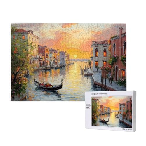 Puzzle Venedig,Puzzle 6000 Teile Sonnenuntergang Holzpuzzle Erwachsene mit Geschenkbox,Schwieriges,Unterhaltsames,Herausforderndes,Geeignet für Anfänger ab 14 Jahren,Geschenke für Männer/Frauen M-962 Puzzle Venedig,Puzzle 6000 Teile Sonnenuntergang Holzpuzzle Erwachsene mit Geschenkbox,Schwieriges,Unterhaltsames,Herausforderndes,Geeignet für Anfänger ab 14 Jahren,Geschenke für Männer/Frauen M-962 von Yeogcohe