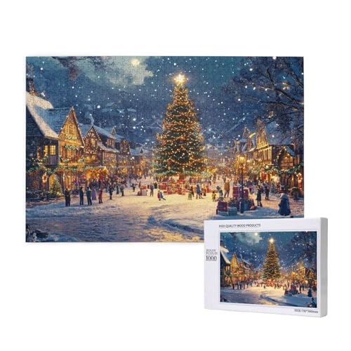 Puzzle Weihnachten,Puzzle 1000 Teile Baum Holzpuzzle Erwachsene mit Geschenkbox,Schwieriges,Unterhaltsames,Herausforderndes,Geeignet für Anfänger ab 14 Jahren,Geschenke für Männer/Frauen M-257 Puzzle Weihnachten,Puzzle 1000 Teile Baum Holzpuzzle Erwachsene mit Geschenkbox,Schwieriges,Unterhaltsames,Herausforderndes,Geeignet für Anfänger ab 14 Jahren,Geschenke für Männer/Frauen M-257 von Yeogcohe