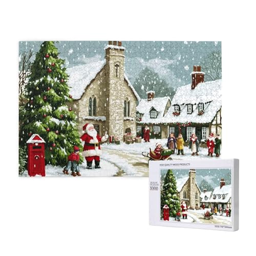 Puzzle Weihnachten,Puzzle 300 Teile Schnee Holzpuzzle Erwachsene mit Geschenkbox,Schwieriges,Unterhaltsames,Herausforderndes,Geeignet für Anfänger ab 14 Jahren,Geschenke für Männer/Frauen M-564 Puzzle Weihnachten,Puzzle 300 Teile Schnee Holzpuzzle Erwachsene mit Geschenkbox,Schwieriges,Unterhaltsames,Herausforderndes,Geeignet für Anfänger ab 14 Jahren,Geschenke für Männer/Frauen M-564 von Yeogcohe