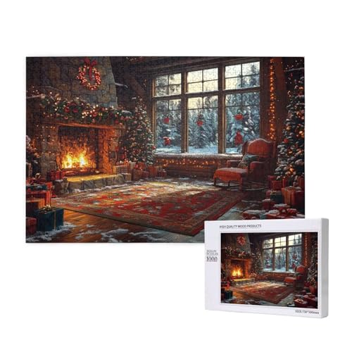 Puzzle Weihnachten,Puzzle 4000 Teile Retro Holzpuzzle Erwachsene mit Geschenkbox,Schwieriges,Unterhaltsames,Herausforderndes,Geeignet für Anfänger ab 14 Jahren,Geschenke für Männer/Frauen M-884 Puzzle Weihnachten,Puzzle 4000 Teile Retro Holzpuzzle Erwachsene mit Geschenkbox,Schwieriges,Unterhaltsames,Herausforderndes,Geeignet für Anfänger ab 14 Jahren,Geschenke für Männer/Frauen M-884 von Yeogcohe