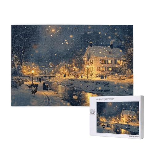 Puzzle Winter,Puzzle 1000 Teile Landschaft Holzpuzzle Erwachsene mit Geschenkbox,Schwieriges,Unterhaltsames,Herausforderndes,Geeignet für Anfänger ab 14 Jahren,Geschenke für Männer/Frauen M-326 Puzzle Winter,Puzzle 1000 Teile Landschaft Holzpuzzle Erwachsene mit Geschenkbox,Schwieriges,Unterhaltsames,Herausforderndes,Geeignet für Anfänger ab 14 Jahren,Geschenke für Männer/Frauen M-326 von Yeogcohe