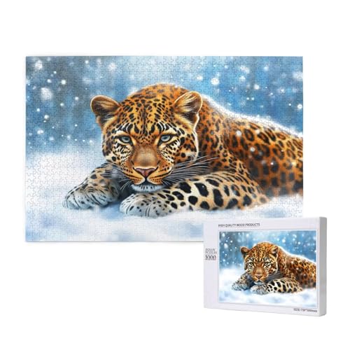 Puzzle Winter,Puzzle 2000 Teile Leopard Holzpuzzle Erwachsene mit Geschenkbox und Poster,Schwieriges,Unterhaltsames,Herausforderndes,Geeignet für Anfänger ab 14 Jahren,Geschenke für Frauen M-1047 Puzzle Winter,Puzzle 2000 Teile Leopard Holzpuzzle Erwachsene mit Geschenkbox und Poster,Schwieriges,Unterhaltsames,Herausforderndes,Geeignet für Anfänger ab 14 Jahren,Geschenke für Frauen M-1047 von Yeogcohe