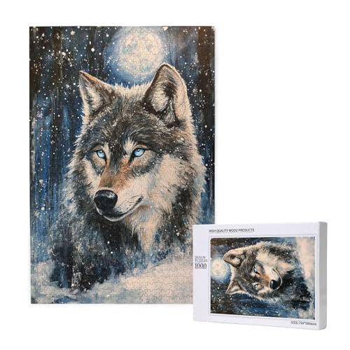 Puzzle Wolf,Puzzle 6000 Teile Mond Holzpuzzle Erwachsene mit Geschenkbox und Poster,Schwieriges, Unterhaltsames, Herausforderndes, Geeignet für Anfänger ab 14 Jahren,Geschenke für Männer/Frauen M-1793 Puzzle Wolf,Puzzle 6000 Teile Mond Holzpuzzle Erwachsene mit Geschenkbox und Poster,Schwieriges, Unterhaltsames, Herausforderndes, Geeignet für Anfänger ab 14 Jahren,Geschenke für Männer/Frauen M-1793 von Yeogcohe