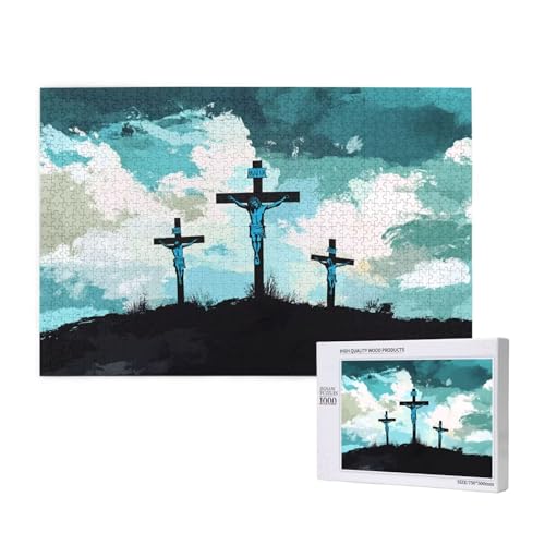 Puzzle kreuzen,Puzzle 300 Teile Religion Holzpuzzle Erwachsene mit Geschenkbox und Poster,Schwieriges,Unterhaltsames,Herausforderndes,Geeignet für Anfänger ab 14 Jahren,Geschenke für Frauen M-439 Puzzle kreuzen,Puzzle 300 Teile Religion Holzpuzzle Erwachsene mit Geschenkbox und Poster,Schwieriges,Unterhaltsames,Herausforderndes,Geeignet für Anfänger ab 14 Jahren,Geschenke für Frauen M-439 von Yeogcohe