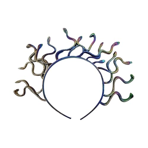 Yeomju 1 Stück Farbe Medusa Schlangen Stirnband,Medusa Modische Haarreife, Serpentine Stirnbänder,Schlangen Haarreif Medusa Form für Cosplay, Halloween Kostüm Dekoration Yeomju 1 Stück Farbe Medusa Schlangen Stirnband,Medusa Modische Haarreife, Serpentine Stirnbänder,Schlangen Haarreif Medusa Form für Cosplay, Halloween Kostüm Dekoration von Yeomju
