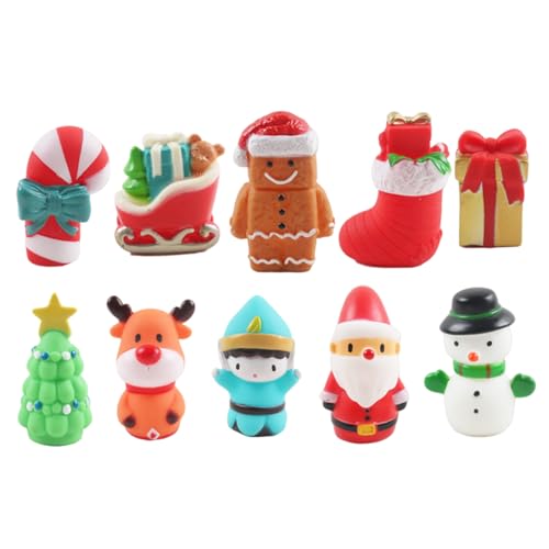 10pcs Weihnachtsfingerpuppen, Cartoon Weihnachtspuppen mit Santa Elch Snowman Weihnachtsbaum und mehr Goodie-Bag-Füllsteigern für Kinder, Finger für Kleinkinder 1-3 10pcs Weihnachtsfingerpuppen, Cartoon Weihnachtspuppen mit Santa Elch Snowman Weihnachtsbaum und mehr Goodie-Bag-Füllsteigern für Kinder, Finger für Kleinkinder 1-3 von Yeory