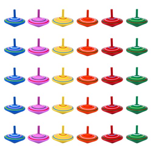 30pcs Spinning Top 1, 57x1, 77 Zoll Spaß & sicher farbenfrohe natrale Holzspinnhäupter für Kinder Jungen Mädchen Geschenke, Tops für Kinder 30pcs Spinning Top 1, 57x1, 77 Zoll Spaß & sicher farbenfrohe natrale Holzspinnhäupter für Kinder Jungen Mädchen Geschenke, Tops für Kinder von Yeory