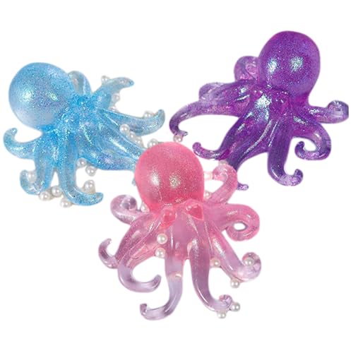 3pcs Squeeze -Spielzeug, Kawaii Octopus -Formspannungsspielzeug, weiches Tintenfisch -sensorisches Spielzeug, Simulation niedliches Stress -Relief -Spielzeug, kreative Geschenke und Stressbälle, Stre 3pcs Squeeze -Spielzeug, Kawaii Octopus -Formspannungsspielzeug, weiches Tintenfisch -sensorisches Spielzeug, Simulation niedliches Stress -Relief -Spielzeug, kreative Geschenke und Stressbälle, Stre von Yeory