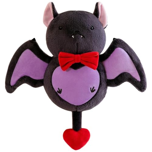 Fledermausplüsch, 9-Zoll-Fledermaus-Stofftier-Bulti-In-Sound, Plüschspielzeug, Plushie-Puppe Gothic, Puppenspielzeug für Halloween Fledermausplüsch, 9-Zoll-Fledermaus-Stofftier-Bulti-In-Sound, Plüschspielzeug, Plushie-Puppe Gothic, Puppenspielzeug für Halloween von Yeory