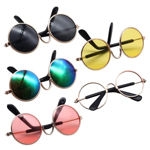 Puppenbrillen, 5pcs Puppenbrille, Klassische Dress -up -Brille, Retro -Mini -Spielzeug, dekorative Mini -Sonnenbrille Puppenbrillen, 5pcs Puppenbrille, Klassische Dress -up -Brille, Retro -Mini -Spielzeug, dekorative Mini -Sonnenbrille von Yeory