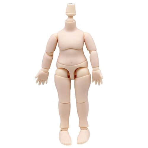 Puppenkörper, 4, 1 Zoll 1/12 Maßnahme Aktion Figur Körperersatz Puppenzubehör mit beweglichen Gelenk, milchigen, leeren Puppen Puppenkörper, 4, 1 Zoll 1/12 Maßnahme Aktion Figur Körperersatz Puppenzubehör mit beweglichen Gelenk, milchigen, leeren Puppen von Yeory