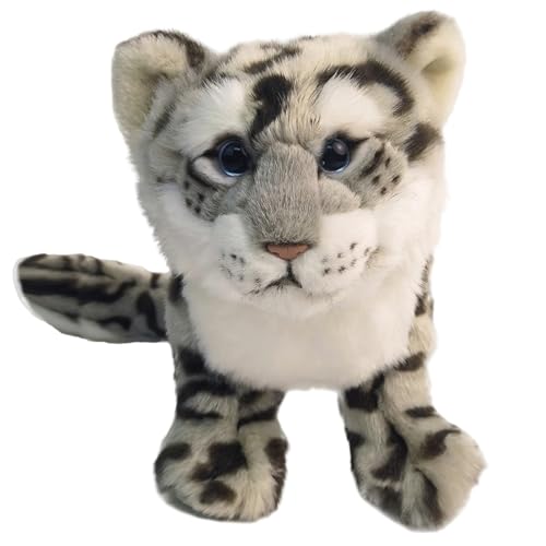 Schnee -Leopard -Plüsch, 7 Zoll niedliches Schnee -Leoparden -Stofftier, weiches Plüschspielzeug für Kinder Erwachsene Geschenke, gefüllte Tier Schnee -Leopard -Plüsch, 7 Zoll niedliches Schnee -Leoparden -Stofftier, weiches Plüschspielzeug für Kinder Erwachsene Geschenke, gefüllte Tier von Yeory