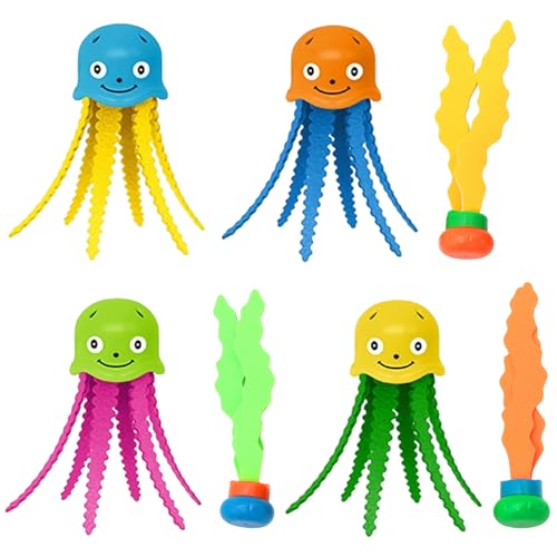 Tauchpool -Spielzeug für Kinder, 7 PCs Octopus und Seetang Tauchspielzeug, Schwimmbad, Sommerunterwasserspiel Tauchpool -Spielzeug für Kinder, 7 PCs Octopus und Seetang Tauchspielzeug, Schwimmbad, Sommerunterwasserspiel von Yeory