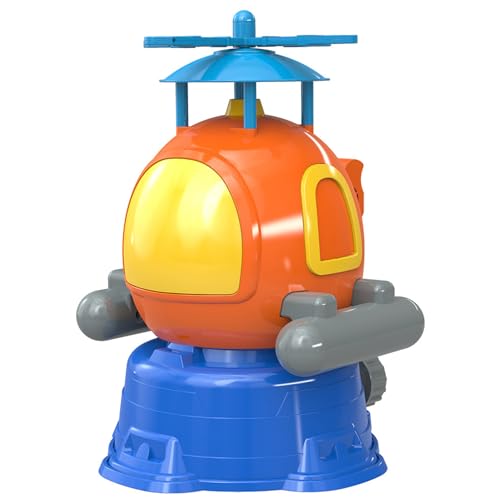 Wassersprinkler für Kinder SOAR Hubschrauber Sommerspielzeugkühlung Kleinkind Wasserspielzeug 9.1x6.7x6.7in Süßes lebendiges Wasserspielzeug im Freien für Garten Rasengarten, Orange, Kinder Sprinkler von Yeory