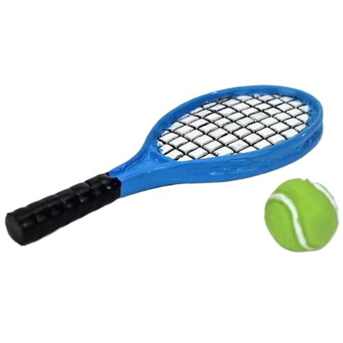 Yeory 1 12 Skala Dollhouse Accessoires Tennisschläger & Ball Dollhouse Accessoires langlebige Harz Miniatur -Dinge für Puppenhauseinstellungen, Miniatur -Dinge Yeory 1 12 Skala Dollhouse Accessoires Tennisschläger & Ball Dollhouse Accessoires langlebige Harz Miniatur -Dinge für Puppenhauseinstellungen, Miniatur -Dinge von Yeory