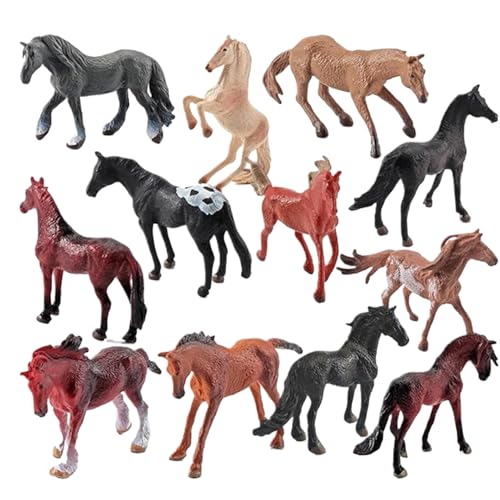 Yeory 12pcs/Set Pferdfiguren, künstliche und realistische weltberühmte Pferdestatue, PVC -Pferdesspielzeug, pädagogisches und dekoratives Pferd, Geschenke für Kinder, Pferdespielzeug Yeory 12pcs/Set Pferdfiguren, künstliche und realistische weltberühmte Pferdestatue, PVC -Pferdesspielzeug, pädagogisches und dekoratives Pferd, Geschenke für Kinder, Pferdespielzeug von Yeory