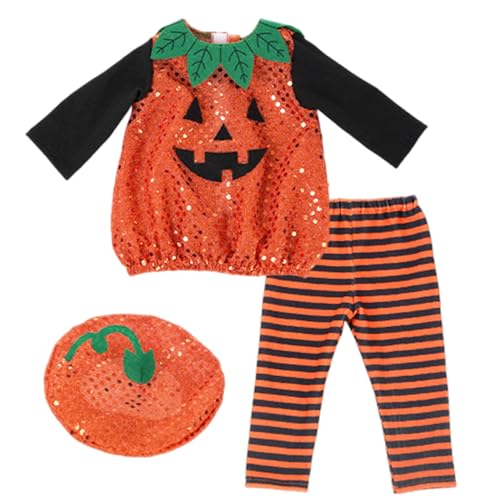 Yeory 18 Zoll Puppenkleidung und Accessoires umfassen Kürbis -Top, gestreifte Hosen und Hüte, 16/18 -Zoll -Puppenkleidung für Halloween -Kostüme Mädchengeschenke für Puppen Yeory 18 Zoll Puppenkleidung und Accessoires umfassen Kürbis -Top, gestreifte Hosen und Hüte, 16/18 -Zoll -Puppenkleidung für Halloween -Kostüme Mädchengeschenke für Puppen von Yeory
