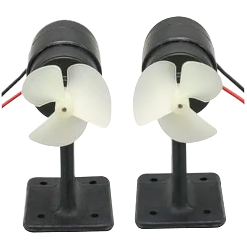 Yeory 2 PCS RC -Bootsmotor, RC -Boots -Unterwasser -Triebwerksmotor, Motorpropeller für Schiff, 10-20 V wasserdicht von Yeory