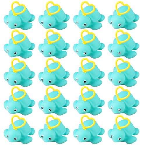 Yeory 20pcs Badspielzeug, niedliche Schildkröte Plastik Baby Badspielzeug mit Hebensringfischereispiel Meerestiere für Badezimmer, Pool oder Freien, Kinder, Kinder von Yeory
