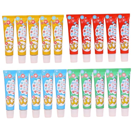 Yeory 20pcs Plastikblasen, ungiftige Blasenballons, einfache und lustige Blasenblasen für die Schule, Party, Innenräume, Outdoor, Geschenke für Kinder, zufällige Farbe von Yeory