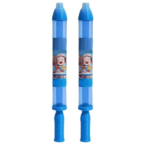 Yeory 2pcs Wasserpistole, 17 -Zoll -Pool -Angebote mit Mehreren Löchern, leicht zu ziehen Spielzeugpistole, Feuerwerks -Wasserspielzeug für Strand, Pool, Innenhof, Outdoor, Blau, Deals von Yeory