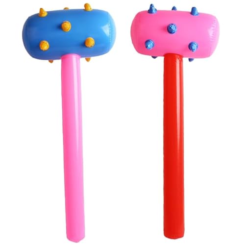 Yeory 2pcs aufblasbarer Hammer 12x26 Zoll niedliche PVC Bunte aufblasbare Poolspielzeug Wolf Hammer für Schwimmbad Strand Spaß, Spielzeug Yeory 2pcs aufblasbarer Hammer 12x26 Zoll niedliche PVC Bunte aufblasbare Poolspielzeug Wolf Hammer für Schwimmbad Strand Spaß, Spielzeug von Yeory