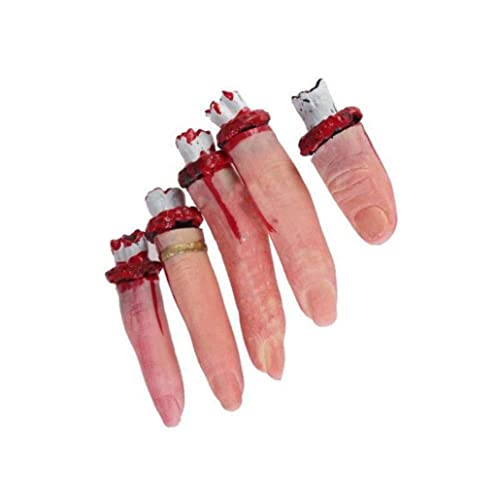 Yeory Abgetrennte Hände, 5 Stcs beängstigende blutige, abgetrennte, abgehackte Finger, gebrochene Körperteile für Spukhaus, Halloween -Party -Dekorations -Requisite, blutige Körperteile Yeory Abgetrennte Hände, 5 Stcs beängstigende blutige, abgetrennte, abgehackte Finger, gebrochene Körperteile für Spukhaus, Halloween -Party -Dekorations -Requisite, blutige Körperteile von Yeory