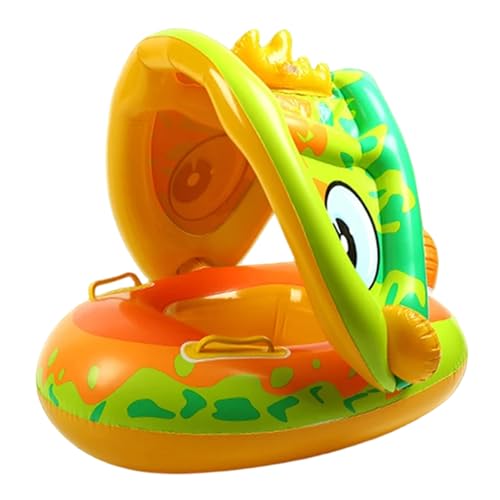 Yeory Baby Float mit Baldachin, aufblasbarem Kleinkindpool Float mit Sitz & Griff & Lenkrad, tragbar für Mädchen, Jungen im Alter von 0 bis 36 Monaten, Babypool mit Baldachin Yeory Baby Float mit Baldachin, aufblasbarem Kleinkindpool Float mit Sitz & Griff & Lenkrad, tragbar für Mädchen, Jungen im Alter von 0 bis 36 Monaten, Babypool mit Baldachin von Yeory