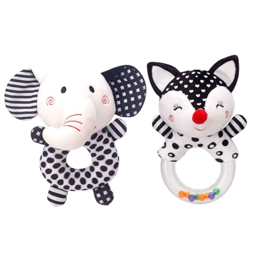 Yeory Baby Rassle 2pcs niedliche Cartoon Elefant & Fuchs Kind Rassel Plüschgefüllte Babyspielzeug für Entwicklung und interaktives Spiel, Spielzeug, Spielzeug, Yeory Baby Rassle 2pcs niedliche Cartoon Elefant & Fuchs Kind Rassel Plüschgefüllte Babyspielzeug für Entwicklung und interaktives Spiel, Spielzeug, Spielzeug, von Yeory