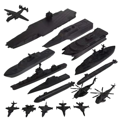 Yeory Battleship Toy 17pcs/Set Realistic Proportional Toy Battleship Set umfasst Schiffe & Flugzeuge Bildungs- und Feinmotorische Geschenke für Kinder, Schwarz Yeory Battleship Toy 17pcs/Set Realistic Proportional Toy Battleship Set umfasst Schiffe & Flugzeuge Bildungs- und Feinmotorische Geschenke für Kinder, Schwarz von Yeory