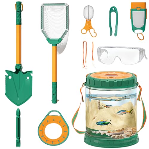 Yeory Beach Toys 1 Set umfassende Entwicklungssandspielzeug umfasst Schaufel, Schraubendreher, Pinzette, Beobachtungsschachtel und mehr für Outdoor -Abenteuer, Sandbox Yeory Beach Toys 1 Set umfassende Entwicklungssandspielzeug umfasst Schaufel, Schraubendreher, Pinzette, Beobachtungsschachtel und mehr für Outdoor -Abenteuer, Sandbox von Yeory
