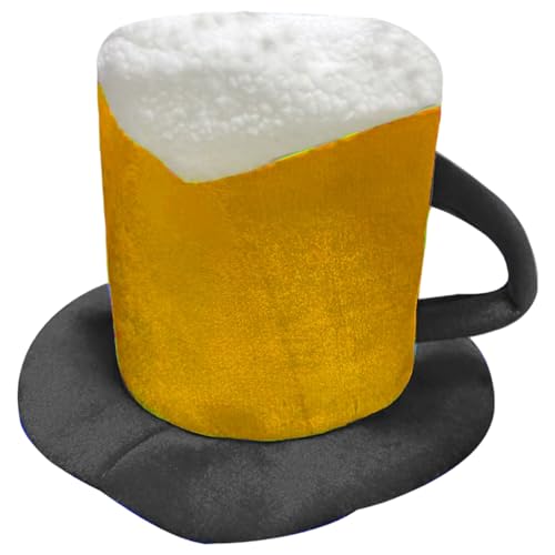 Yeory Bierbecher Hut, lustiger Schaumstoffbierer Neuheit Hut, Halloween -Kopfbedeckung für Erwachsene, Oktoberfestparty für Erwachsene Yeory Bierbecher Hut, lustiger Schaumstoffbierer Neuheit Hut, Halloween -Kopfbedeckung für Erwachsene, Oktoberfestparty für Erwachsene von Yeory