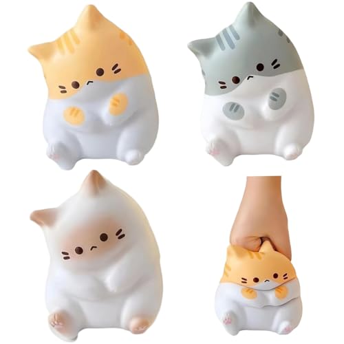 Yeory Cat Stress Ball, 3pcs Toys Cat -Set, Squeeze -Spielzeug für Kinder, Stressbälle für Erwachsene, zappelnde sensorische Spielzeuge Yeory Cat Stress Ball, 3pcs Toys Cat -Set, Squeeze -Spielzeug für Kinder, Stressbälle für Erwachsene, zappelnde sensorische Spielzeuge von Yeory