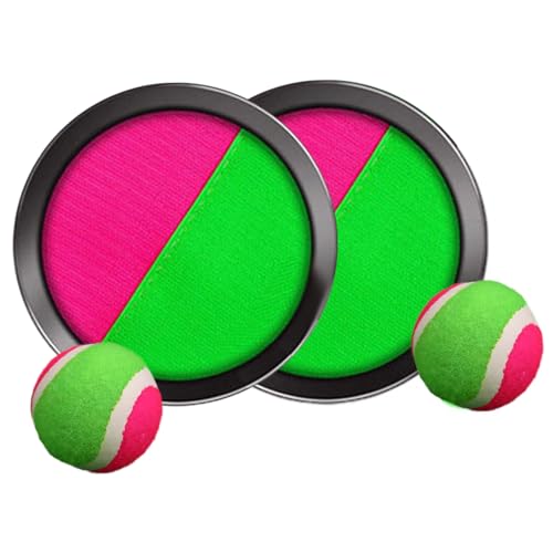 Yeory Fang Ballset, interaktiver Strandpaddelkugel mit 2 Paddel & 2 klebrige Kugeln, werfen und Spielzeug mit verstellbarem Griff und Strandpaddel fangen Yeory Fang Ballset, interaktiver Strandpaddelkugel mit 2 Paddel & 2 klebrige Kugeln, werfen und Spielzeug mit verstellbarem Griff und Strandpaddel fangen von Yeory