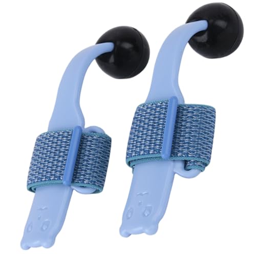 Yeory Finger Stärkener, 2pcs Klavierzubehör, Gummi -Finger -Trainer mit Aufbewahrungstasche, Training und Handgriff Stärkung von Yeory
