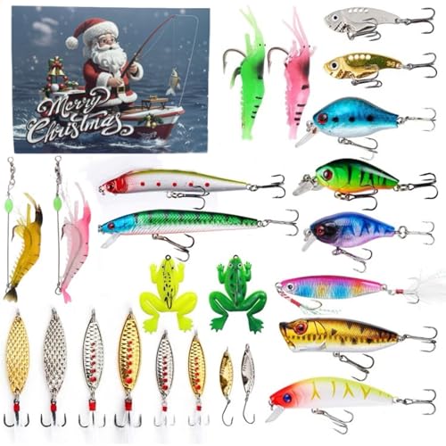 Yeory Fischerei Adventskalender 2024 24 Tage des Countdown -Fischerei -Tackle Advent Calenders umfasst Verschiedene Köderstil2, Adventskalender 2024 Yeory Fischerei Adventskalender 2024 24 Tage des Countdown -Fischerei -Tackle Advent Calenders umfasst Verschiedene Köderstil2, Adventskalender 2024 von Yeory