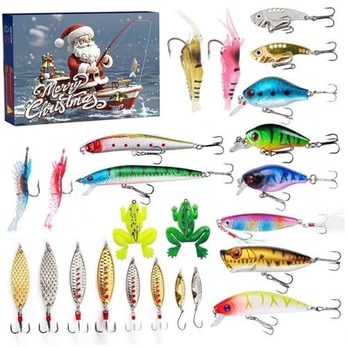 Yeory Fischerei Adventskalender 2024 24 Tage des Countdown -Fischerei -Tackle -Adventskalender Yeory Fischerei Adventskalender 2024 24 Tage des Countdown -Fischerei -Tackle -Adventskalender von Yeory