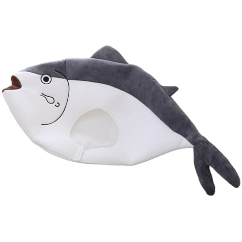 Yeory Fischhut, Plüschhüte für Erwachsene, bequemes Fischstirnband, Kostümhut für Erwachsene, lustige Kopfbedeckung für Halloween Yeory Fischhut, Plüschhüte für Erwachsene, bequemes Fischstirnband, Kostümhut für Erwachsene, lustige Kopfbedeckung für Halloween von Yeory