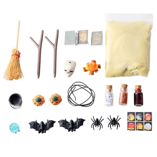 Yeory Halloween Puppenhaus Miniatur, 1:12 Mini Halloween Figuren inkl. Fledermaus Spinne Kürbis Totenkopf Kunststoff DIY Puppenhaus Zubehör, Miniatur Yeory Halloween Puppenhaus Miniatur, 1:12 Mini Halloween Figuren inkl. Fledermaus Spinne Kürbis Totenkopf Kunststoff DIY Puppenhaus Zubehör, Miniatur von Yeory