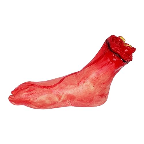 Yeory Halloween abgetrennter Fuß Horror blutiges gefälschtes Werkzeug gebrochener Fuß Streich Trick Halloween Party Requisiten, Horror blutig Yeory Halloween abgetrennter Fuß Horror blutiges gefälschtes Werkzeug gebrochener Fuß Streich Trick Halloween Party Requisiten, Horror blutig von Yeory
