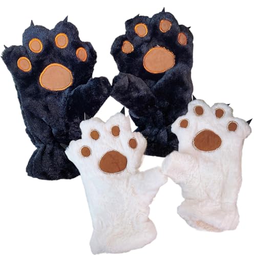 Yeory Katzenpfotenhandschuhe, Pelz -Cosplay -Handschuhe, Cartoonkrallenfästerinnen, weiße Handwäsche mit Wintertierpfoten, Therian Handschuhe für den Winter Yeory Katzenpfotenhandschuhe, Pelz -Cosplay -Handschuhe, Cartoonkrallenfästerinnen, weiße Handwäsche mit Wintertierpfoten, Therian Handschuhe für den Winter von Yeory