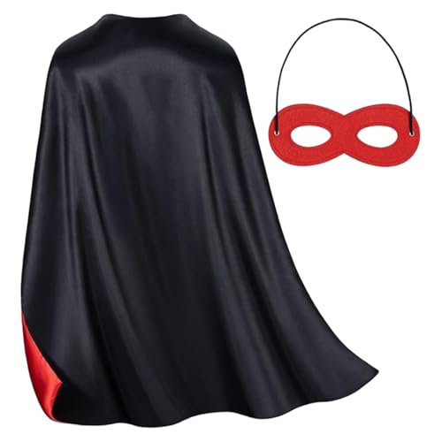 Yeory Kids Superhelden Capes mit Maske, 27, 56 Zoll doppelseitiges Umhang und Masken für Kinder, ideal für Halloween, Cosplay und Partys, Cape Yeory Kids Superhelden Capes mit Maske, 27, 56 Zoll doppelseitiges Umhang und Masken für Kinder, ideal für Halloween, Cosplay und Partys, Cape von Yeory